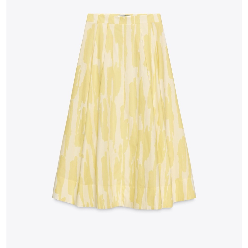 PRINTED MIDI SKIRT ZW COLLECTION - Picture 4 of 7